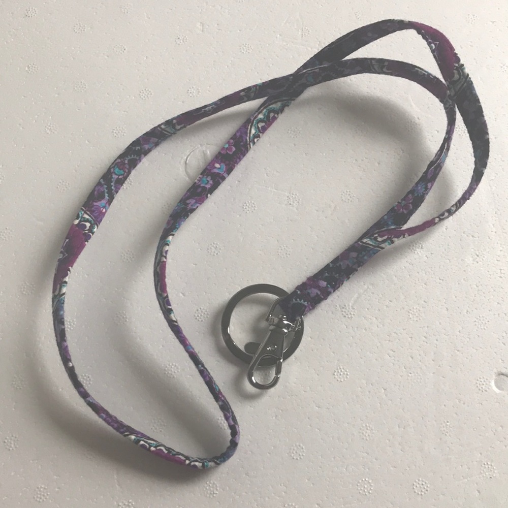 Vera Bradley Lilac Medallion Lanyard